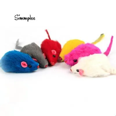 Набор из 10 шт./5 шт., забавные игрушки для кошек с кроличьим мехом и ложной мышкой, забавные мини игрушки для кошек, котят, аксессуары для домашних животных gatos|Игрушки для кошек|   | АлиЭкспресс