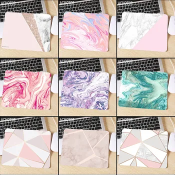 

Mouse Pad 18x22cm Marble Rose Gold Pop Black and White 3D Printing Round Computer Mousepad Gaming Pc Desk Mat