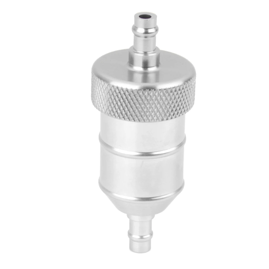 1x Universal Motorcycle Pit Dirt Bike ATV Quad Inline Fuel Gas Filter 1/4 Inch 6mm