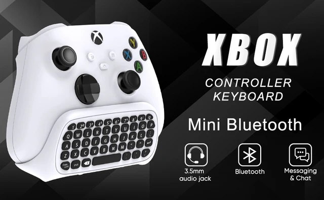 Clavier Contrôleur Pour Xbox Series X/S/One/One S, Clavier De Jeu Sans Fil,  Clavier De Messages Avec Récepteur USB, Prise Audio/casque, Accessoires De  Jeu Pour Xbox - Temu Switzerland