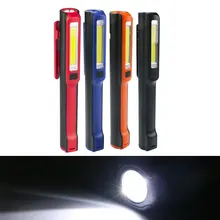 

COB USB Rechargeable Flashlight Outdoor Fishing Camping Powerful Emergency Portable Torch Work Light Magnetic Flashlight Lamp
