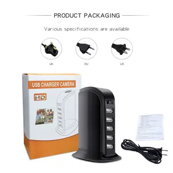 

New Mini Camera HD 1080P IP USB Charger Wireless Baby Monitor Charge Without WiFi Camera Video Recorder For Smart Home