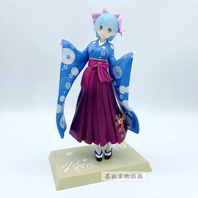 New Anime Q-Six Akeiro Kaikitan Velvet Long Hair ver PVC Figure Pink
