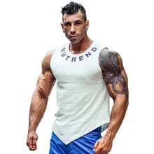 Новинка, летняя мужская футболка без рукавов в европейском и американском стиле, для фитнеса, для Европы и Америки, для контроля веса