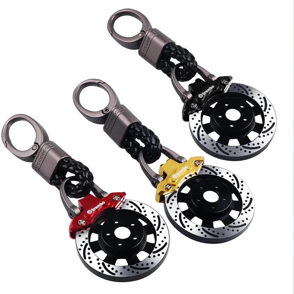 

Car Keychain Key Ring Chain Metal Brake Disc Car Key Holder Auto Keyrings For Mercedes BMW Audi Honda KIA Toyota Alfa Romeo