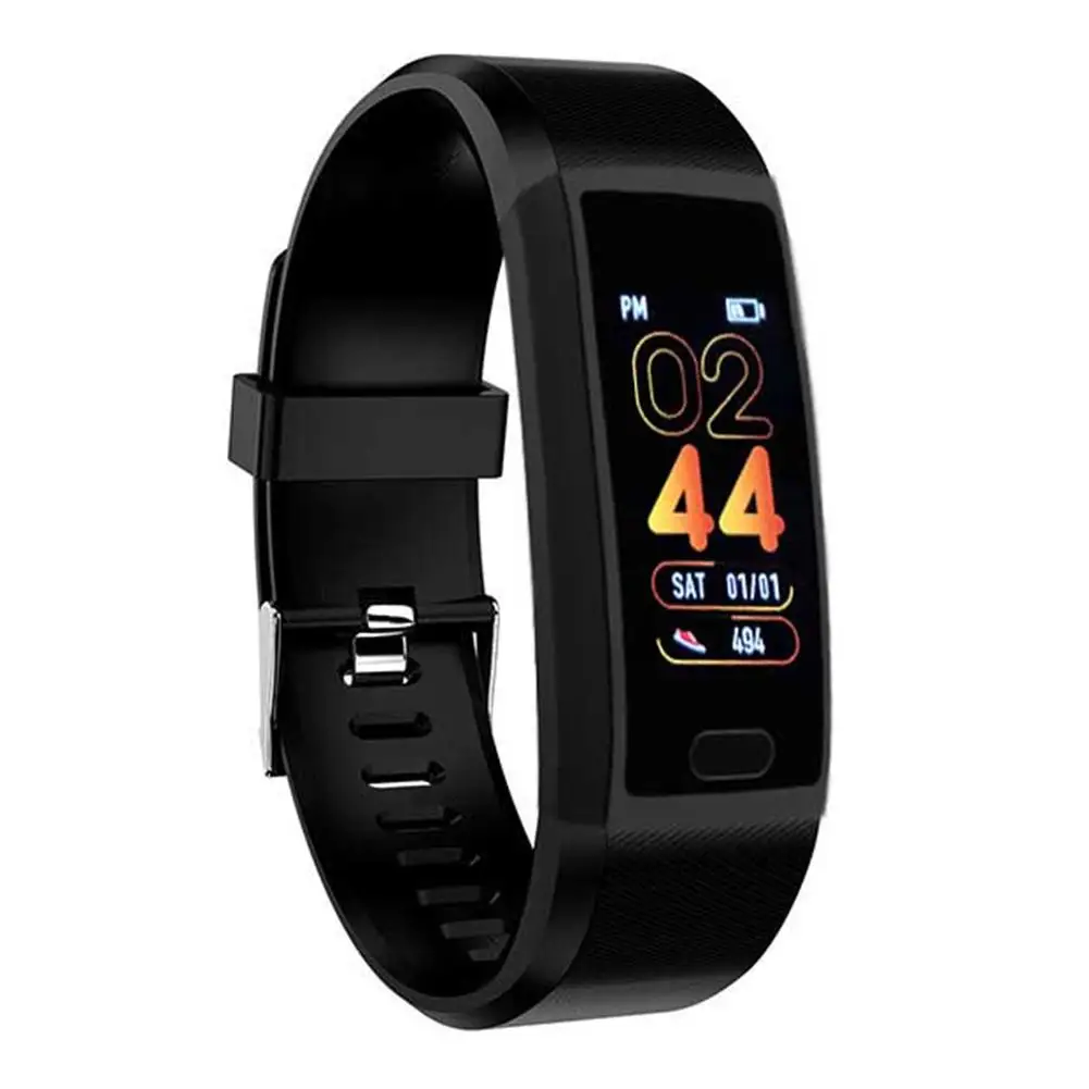 

118Plus Sports Watch Heart Rate Blood Pressure Oxygen Smart Bracelet Multi Sports Mode 1.14 Inch Waterproof Fitness Tracker