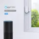 Sensor de ventana y puerta Zigbee para aplicación Tuya, alarmas de seguridad inteligentes de entrada abierta, Compatible con Alexa, Google Home, Hub necesario