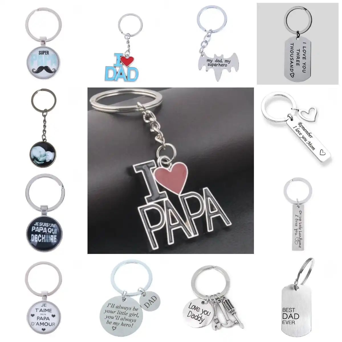 fathers day key ring