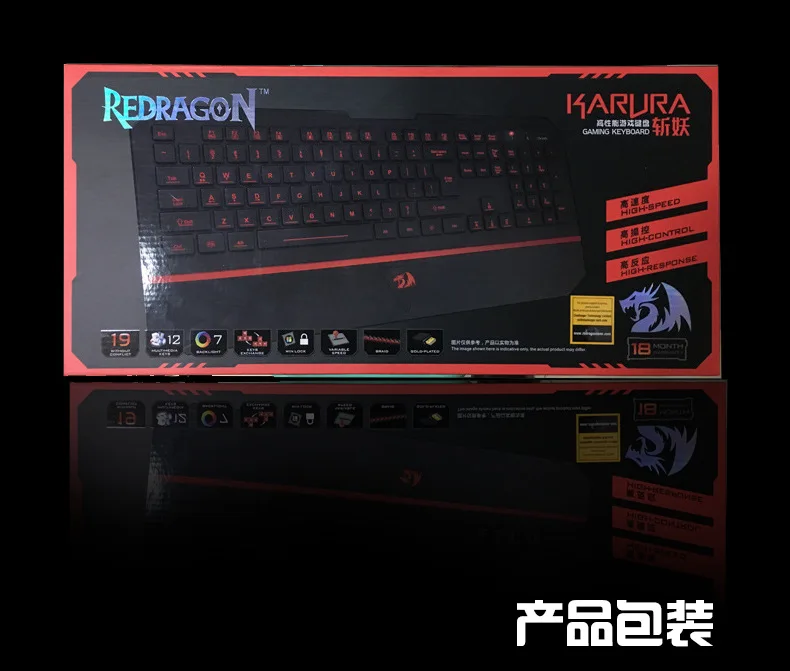 Ультратонкий для Redragon K502 RGB игровая клавиатура RGB светодиодный Подсветка 104 клавиша Бесшумная клавиатура с подставкой для запястья для ПК игры