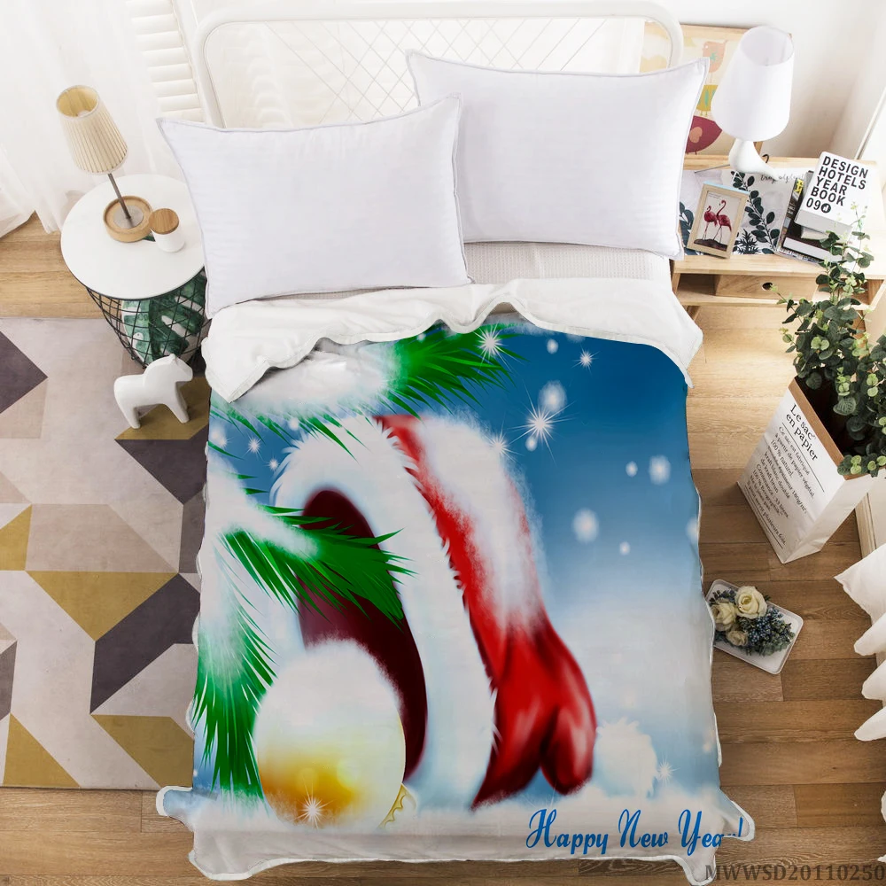 

Milsleep 3D Print Christmas Comforter Blankets Soft & Comfortable 2021