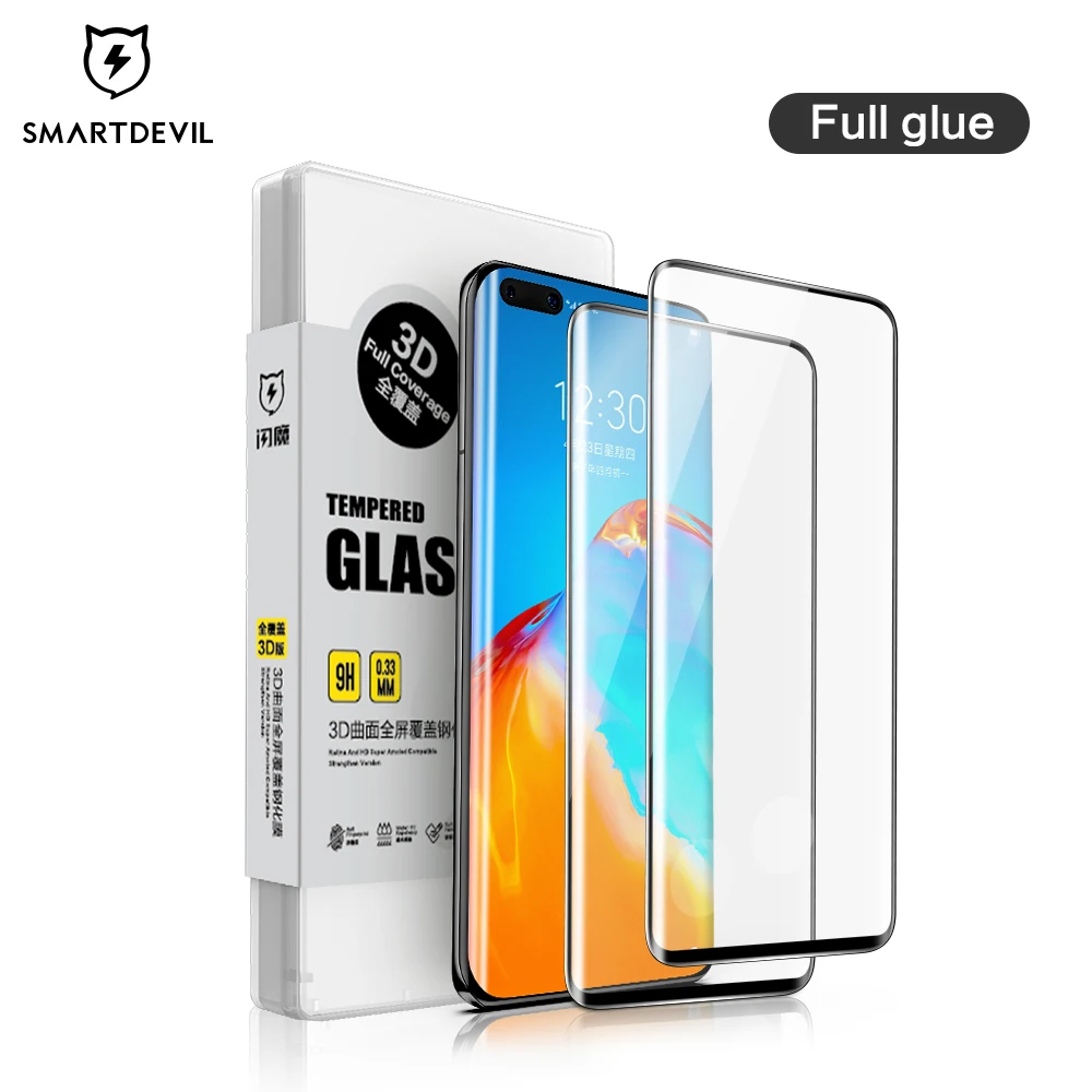 Стекло на клеевой основе для HUAWEI P40pro Mate20 P30 Pro | Мобильные телефоны и аксессуары