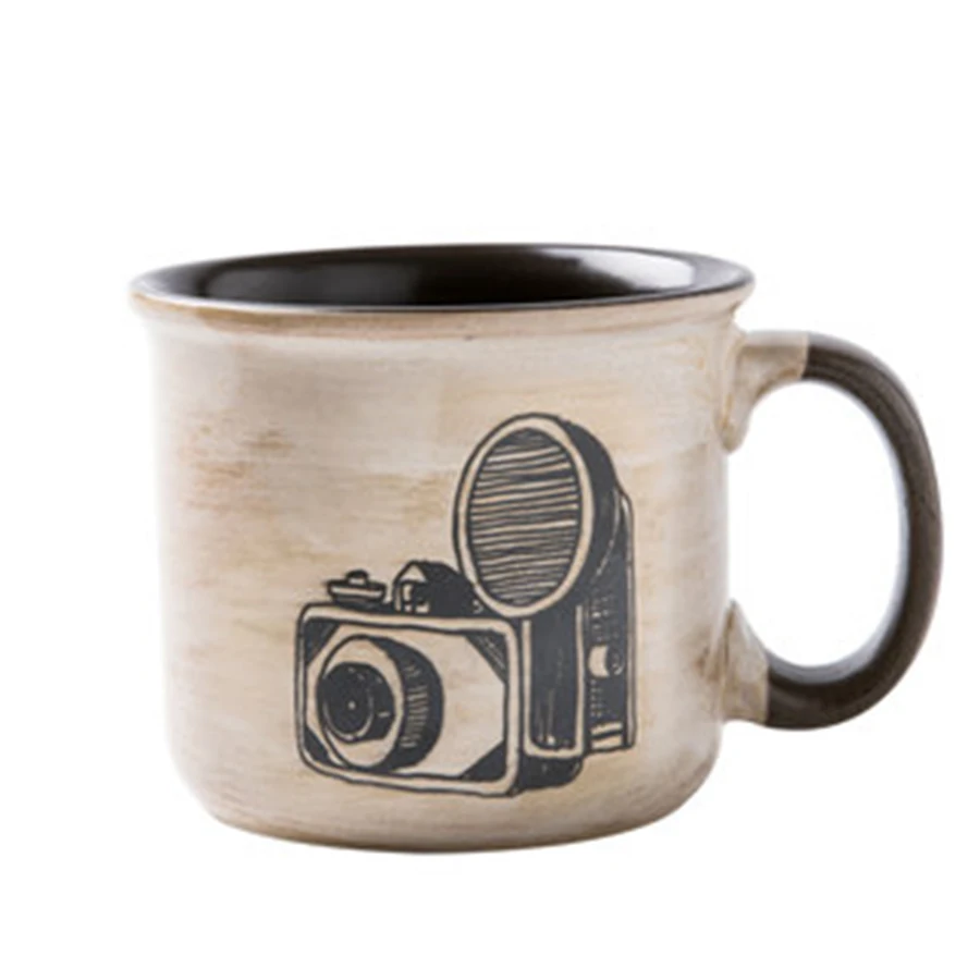 Керамические чашки кофейные кружки креативный Набор для путешествий Мультяшные