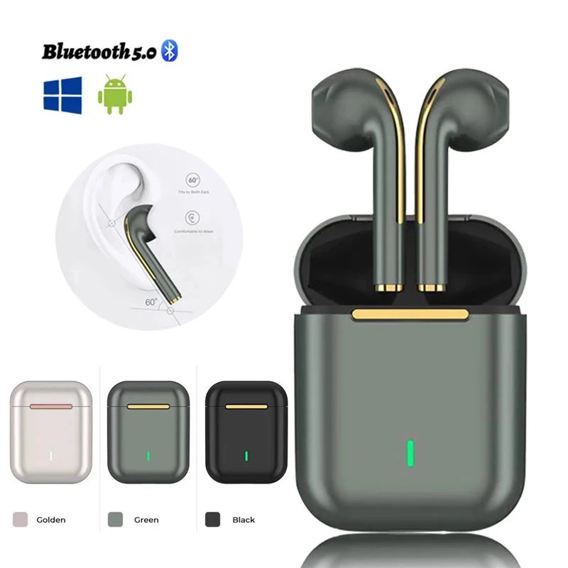 Беспроводные наушники J18 Pro с микрофоном стерео TWS Bluetooth 5 0 наушники-вкладыши для
