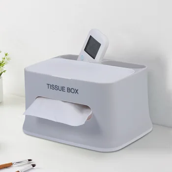 

1 Pc Plastic Tissue Box Storage Container Nordic Style Storage Container Simple Sundries Holder for Tissue Store Storage Home
