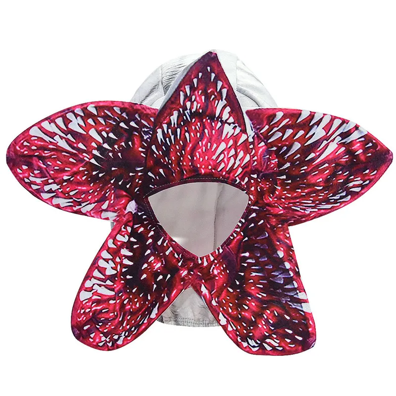 Stranger Things 3 Man-Eater Flower Demogorgon Costume Halloween Cosplay Kids T-Shirt with Long Sleeves and Pant Accessories Suit image 6