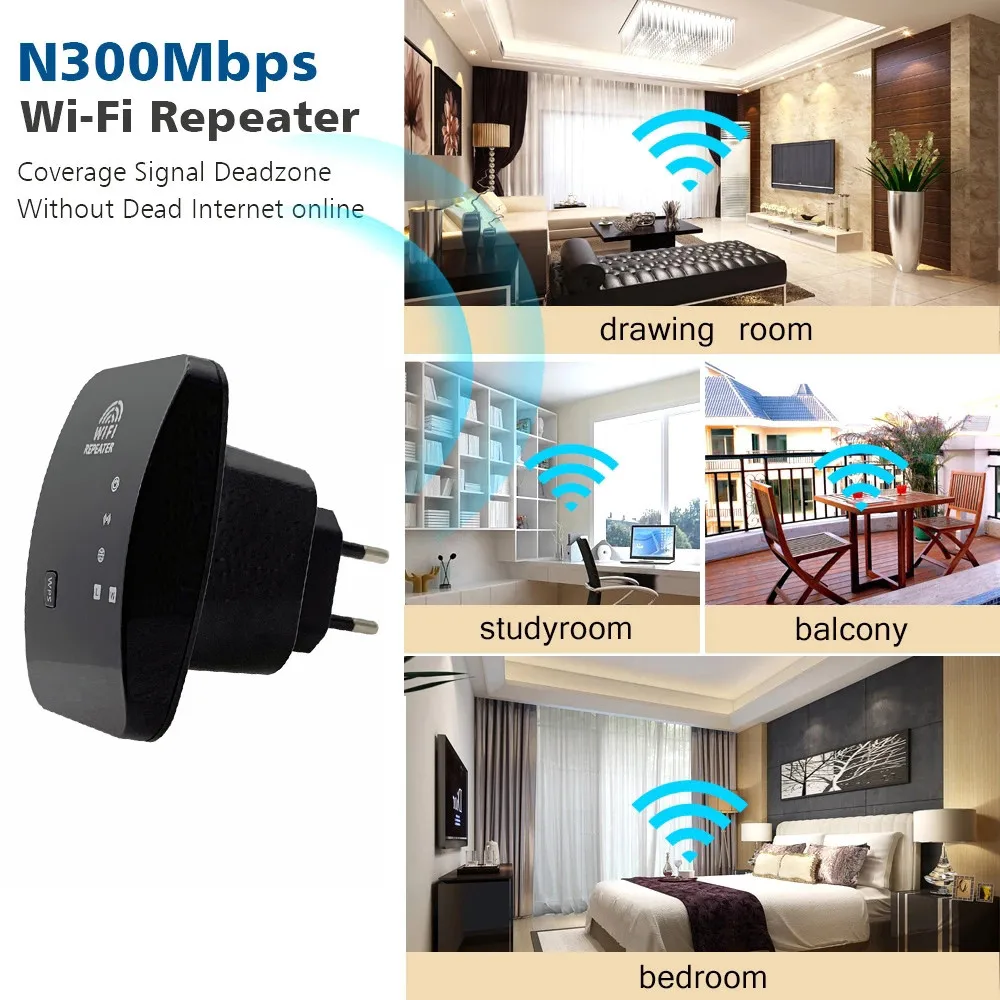 Tốc Độ Không Dây 300Mbps Repeater WiFi Bộ Khuếch Tín Hiệu 802.11N Tầm Xa Tăng Áp Repetidor Wi Fi Điểm Truy Cập wireless wifi router