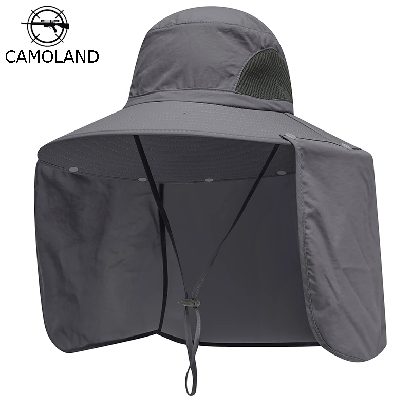 Camoland 2 In 1 Summer Upf50+ Sun Hats Women Mens Waterproof Fishing