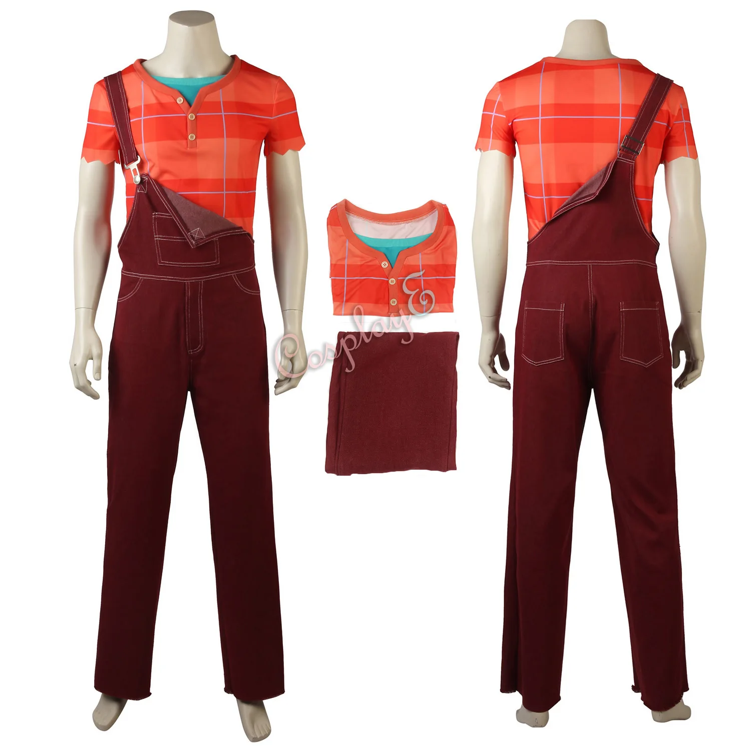 

Ralph Costume Ralph Breaks the Internet: Wreck-It Ralph 2 Cosplay Halloween Outfit