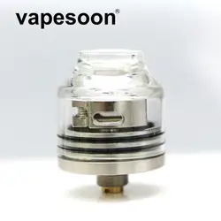 Vapesoon WASP NANO RDA большая Дека Rebuildable Танк 22 мм Диаметр регулируемый поток воздуха нижний поток воздуха e-Ciagarette RDA