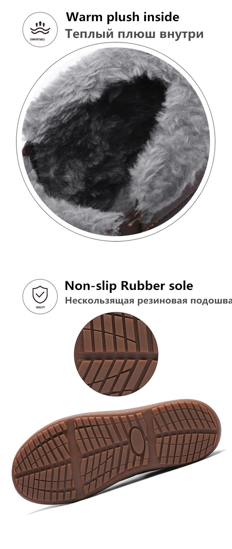 UEXIA; брендовые Модные мужские зимние ботильоны; пара теплых плюшевых меховых зимних повседневных ботинок унисекс; качественные Нескользящие удобные мужские ботинки