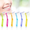 5Pcs Interdental Brush Angle Cleaners L-Shaped Brushes Between Teeth Plaque Removal Teeth Toothpick Cleaners Care Tools Shipping