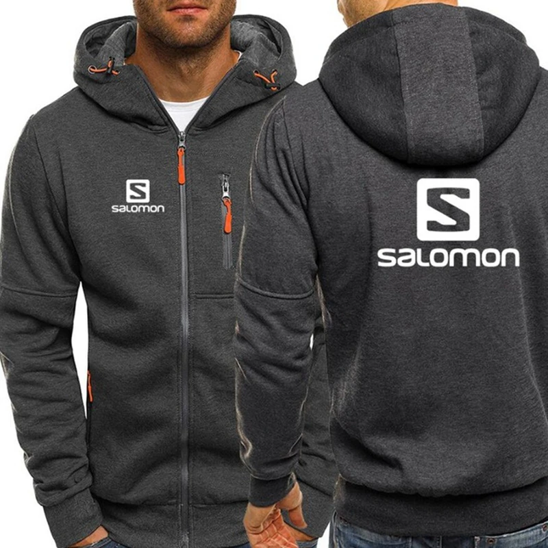 

2020 New Autumn Men Jackets Fashion Hoody Jacket S Printed Casual Hooded Coat Zip Cardigan Plus Fleece M-3XL Free shipping