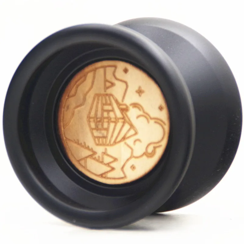 BLACK Новое поступление YYF California2 YOYO limited US edition metal YOYO для профессионального плеера yoyo - Цвет: BLACK