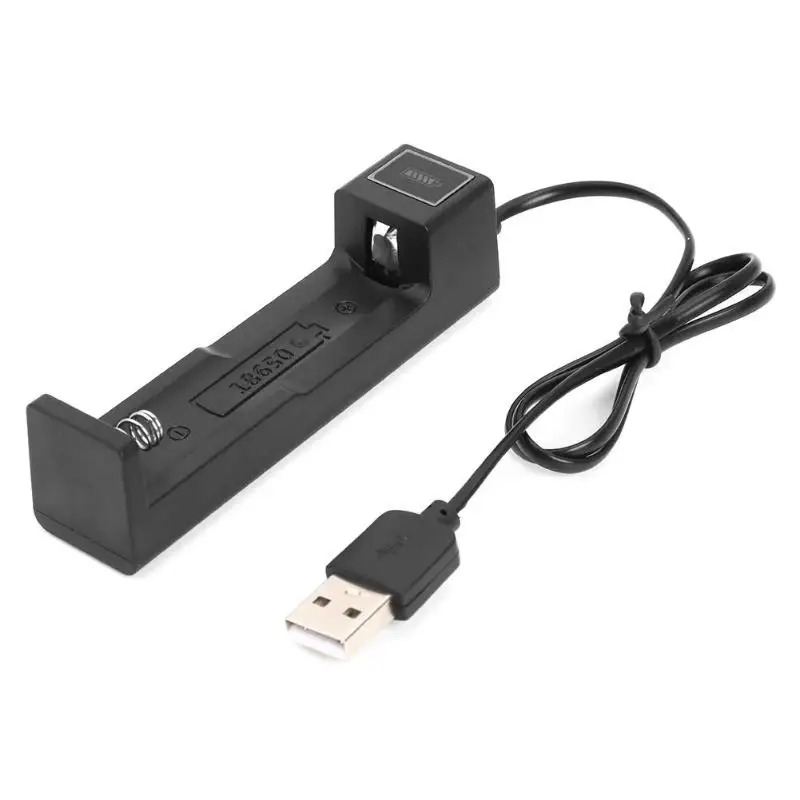 

One-slot 18650 Li-ion Battery Charging Charger DC4.2V Portable Rechargeable USB Lithium Battery Charger