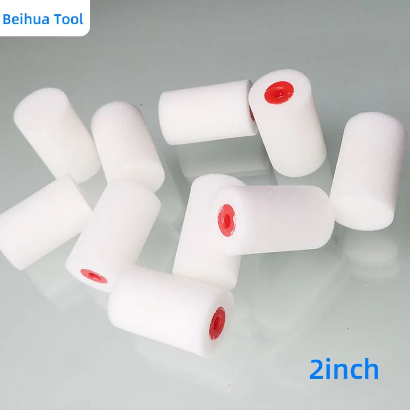 6Pcs Foam Paint Roller Painting Decorating Kit 2 Inch Small for Wall Painti  G3S9