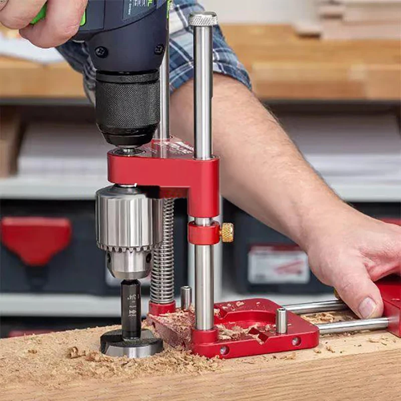 Convenient Drill Bits For Metal Saving Labor Locator Alloy Steel Woodworking Drilling Template Guide Power Tool Perforator Home |