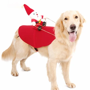 

Santa Claus Style Pet Dog Christmas Coat Cat Dog Clothing For Pet Product Dogs Pets Clothing Chihuahua Navidad Christmas Costume