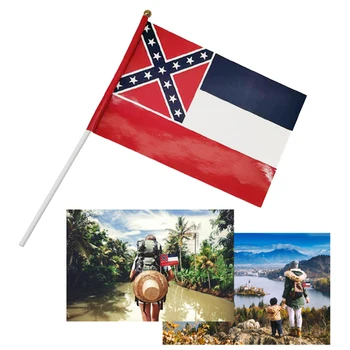 

150*90cm Mississippi Flying Flag American the US Hand-held Flag Customize Flag USA Flag Fast Delivery for Wholesale Dropshipping