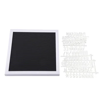 

25cmX25cm Wall Mounted Creative Felt Letter Board Comes With Letters And Numbers Decor For Bedroom Living Room Porch