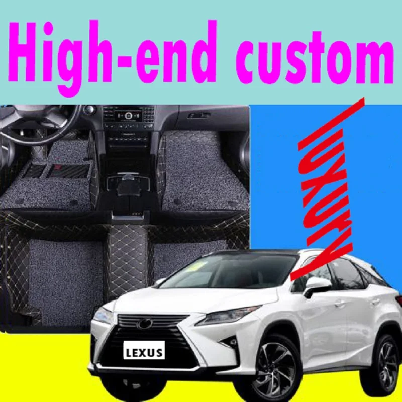 

Custom car car floor mats for Mercedes Benz LEXUS LS600H LS430 LS460 LS460L LS350 LS500 Waterproof leather Anti-slip carpet