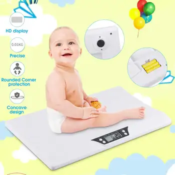 

Smart Electronic Baby Weight Scale Multifunctional Newborn Cat Dog Scales 20kg Max Weight LED Display Household Measure Tool