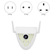 Caméra de surveillance extérieure Wifi HD 1080P, dispositif de sécurité sans fil, avec Vision nocturne, idéal pour un jardin ou une maison 