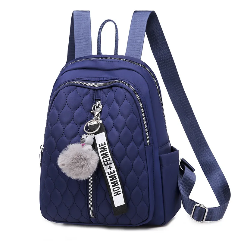 

Oxford Cloth Backpack Women's wei di si Large Capacity Computer School Bag Fashion Casual Canvas Travel Backpack