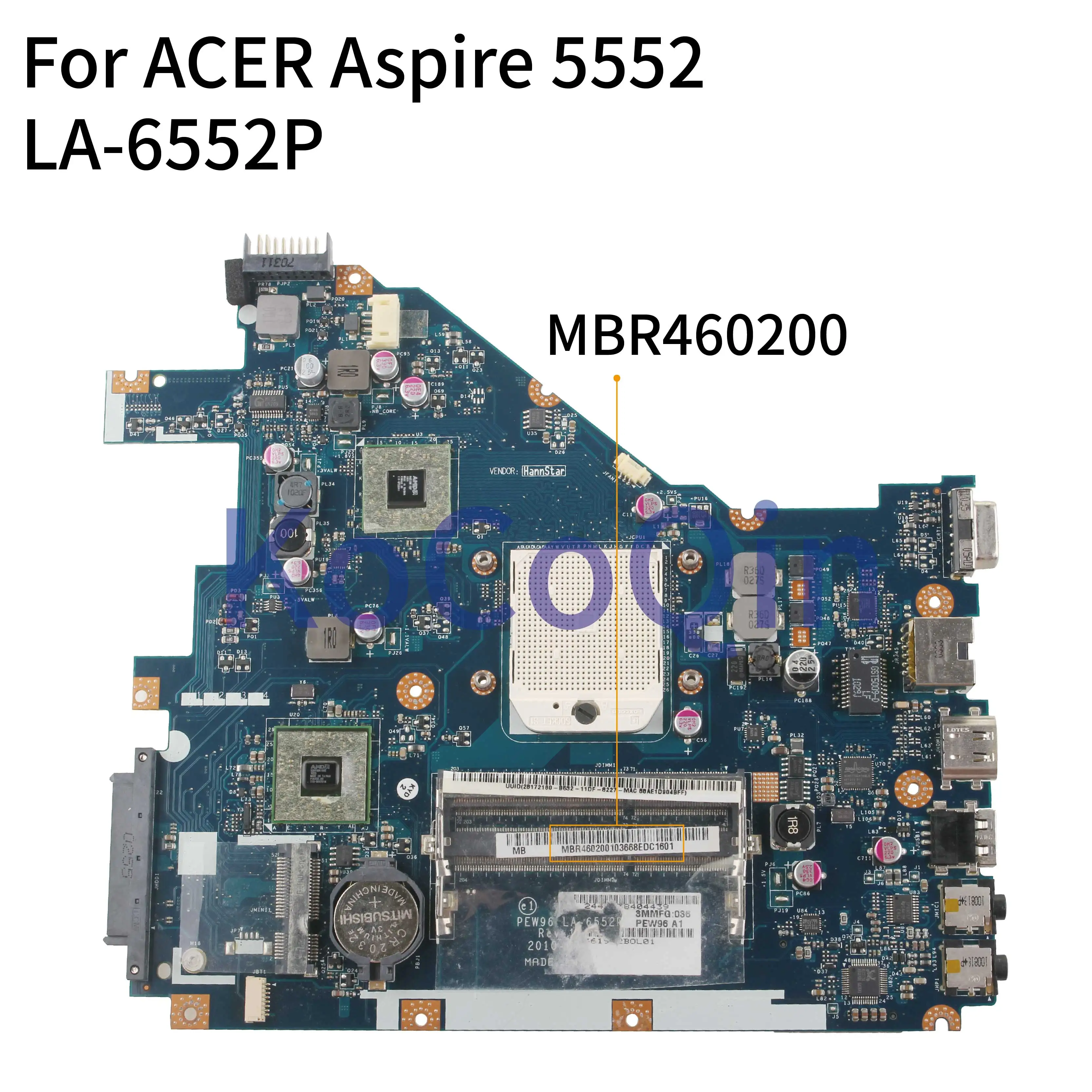 KoCoQin Laptop motherboard For ACER Aspire 5552