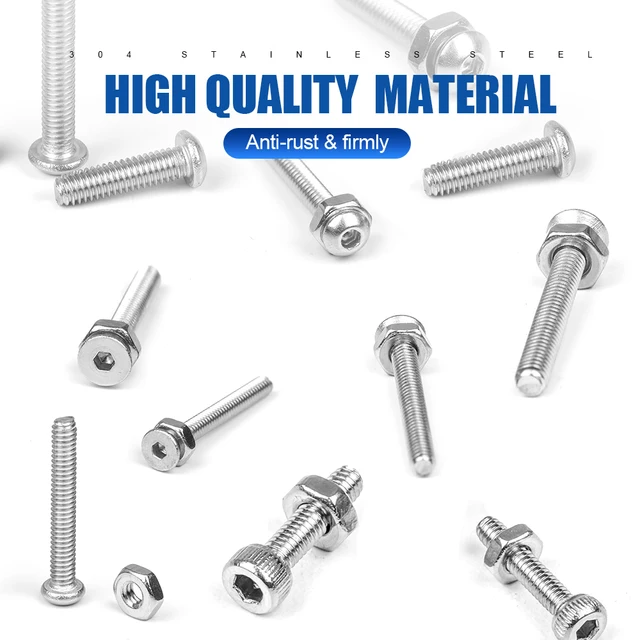 Kit 720 Pezzi Viti M2 Con Testa Esagonale - Dadi, Bulloni E Rondelle Per Fai Da Te - Foto 7