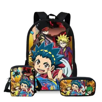 

Orthopedic Schoolbags Backpack Teenager Girls Boys Schoolbag Travel Beyblade Burst Prints Backpack Cartoon Book Bags