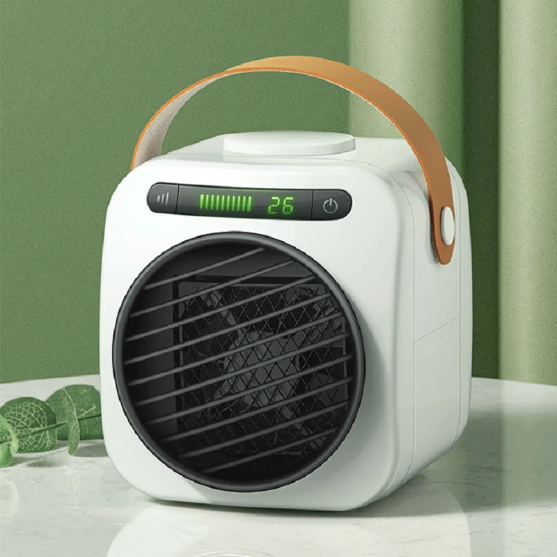 

Personal Air Cooler 3 in 1 Portable Mobile Air Conditioner Humidifier Purifier Table Fan Home VJ-Drop