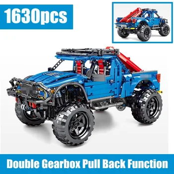 

New Classic Technic Ford mustang F-150 Raptor Pickup truck fit LeGINGlys technic car building blocks bricks kid gift toy car set