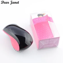 5 шт. s-образная модная мягкая зубная щетка для распутывания волос 4 цвета Варианты красивые волосы расческа инструменты для стайлинга Прямая