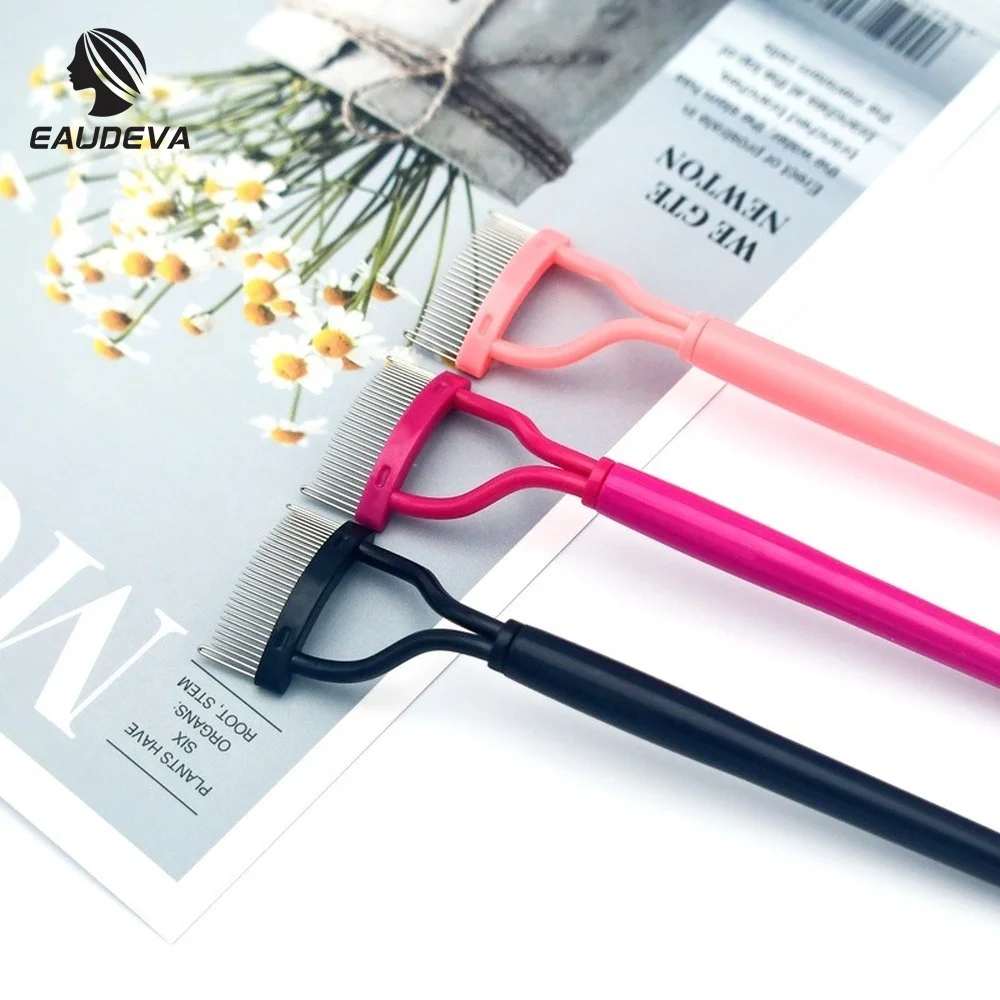 2021 New Eyelash Curler Makeup Lash Separator Brushes Portable Eye Lashes Brush Comb Mascara