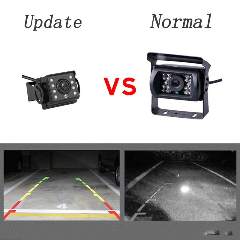New 12-24v Car Bus Vans Lorry Truck Rear View Camera Reversing Night Vision Vehicle Backup Camera Waterproof Hot  For Bus Trucks (6)