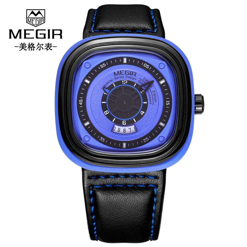 

[Wechat Business Hot Selling Fashion And Personality Square MEN'S Watch] Model: 2027G, This MEN'S Watch Is Relatively Unique