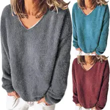 

Fashion Casual Sweatshirt Solid Color All Match Solid Color Casual Plush Sweatshirt Women Sweatshirt Pullover Sweatshirt