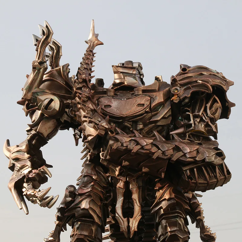 AOYI LS11 LS-11 трансформация фигурка 37 см Scorn Dinobots древний Бегемот динозавр Фильм модель Сплав Abs ко деформации