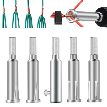 

1pc Twist Connector Electrical Line Device Cable Wire Stripper Automatic Stripping Doubling Machine Electrician Hand Tool