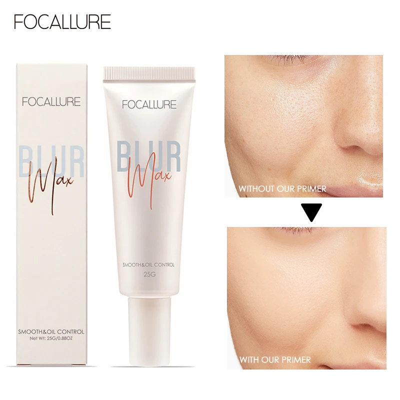 FOCALLURE BLURMAX праймер для минимизации пор профессиональный макияж контроль жирности